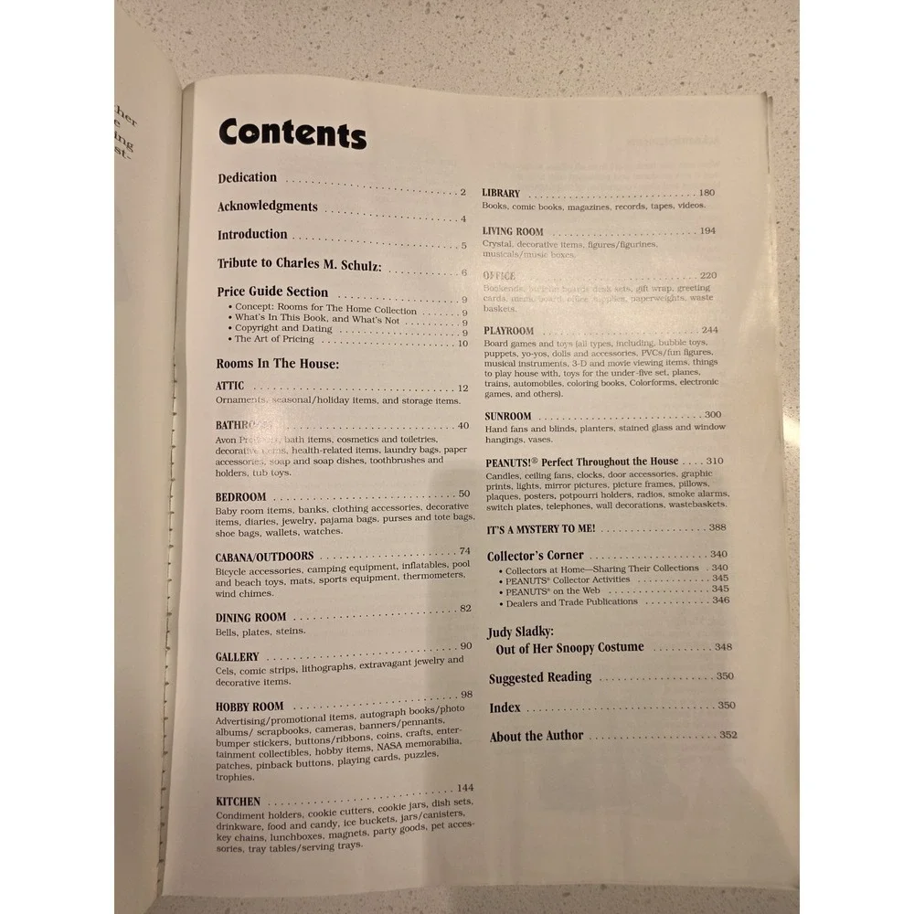 1999 PEANUTS THE HOME COLLECTION A COLLECTOR'S PRICE GUIDE BOOK